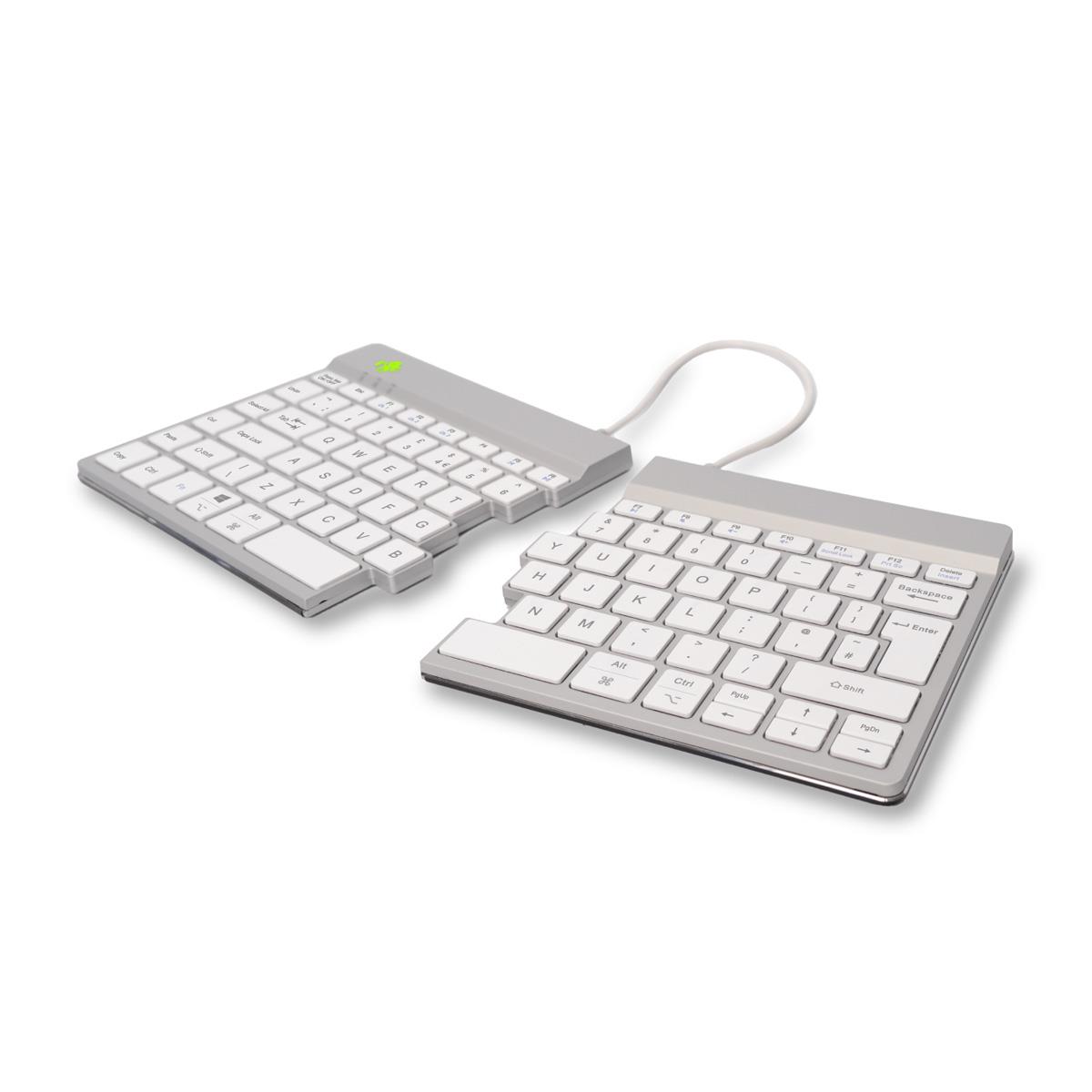 R-GO TOOLS Split Break Ergonomic - Keyboard - Wireless - White - Qwerty Uk