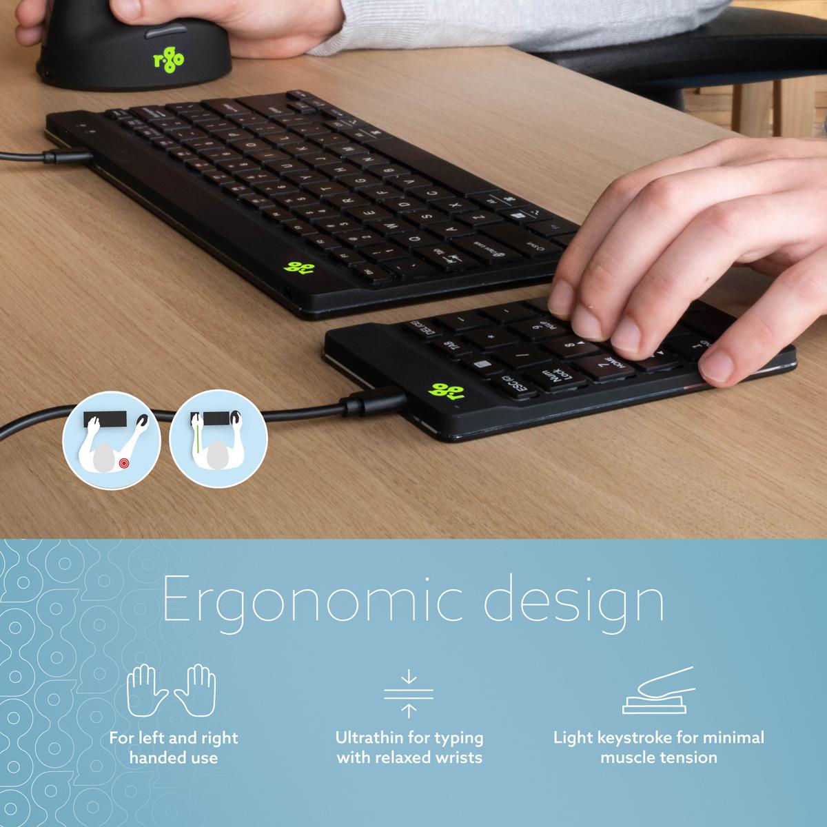 R-GO TOOLS Numpad Break - Wired - Black