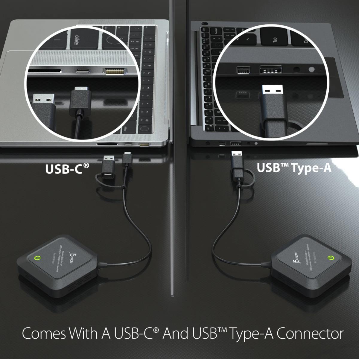 J5CREATE Wireless Extender For USB Cameras/ Microphones/ Speakers - Black