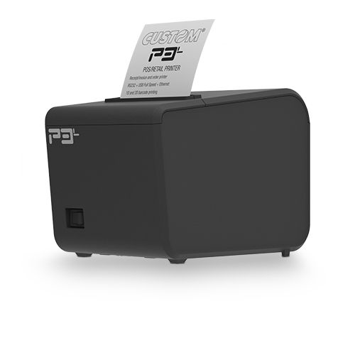 CUSTOM Printer P3l 58/80mm Eth USB Rs232 Paper Reduct