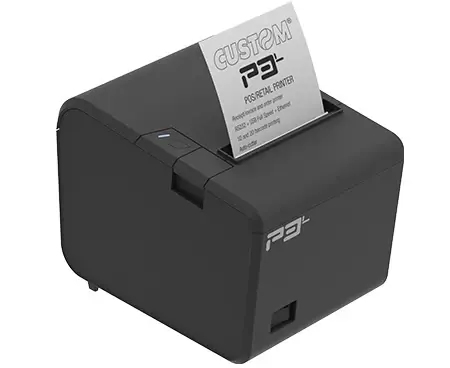 CUSTOM Printer P3l 58/80mm Eth USB Rs232 Paper Reduct