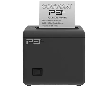 CUSTOM Printer P3l 58/80mm Eth USB Rs232 Paper Reduct
