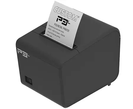 CUSTOM Printer P3l 58/80mm Eth USB Rs232 Paper Reduct