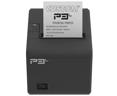 CUSTOM Printer P3l 58/80mm Eth USB Rs232 Paper Reduct