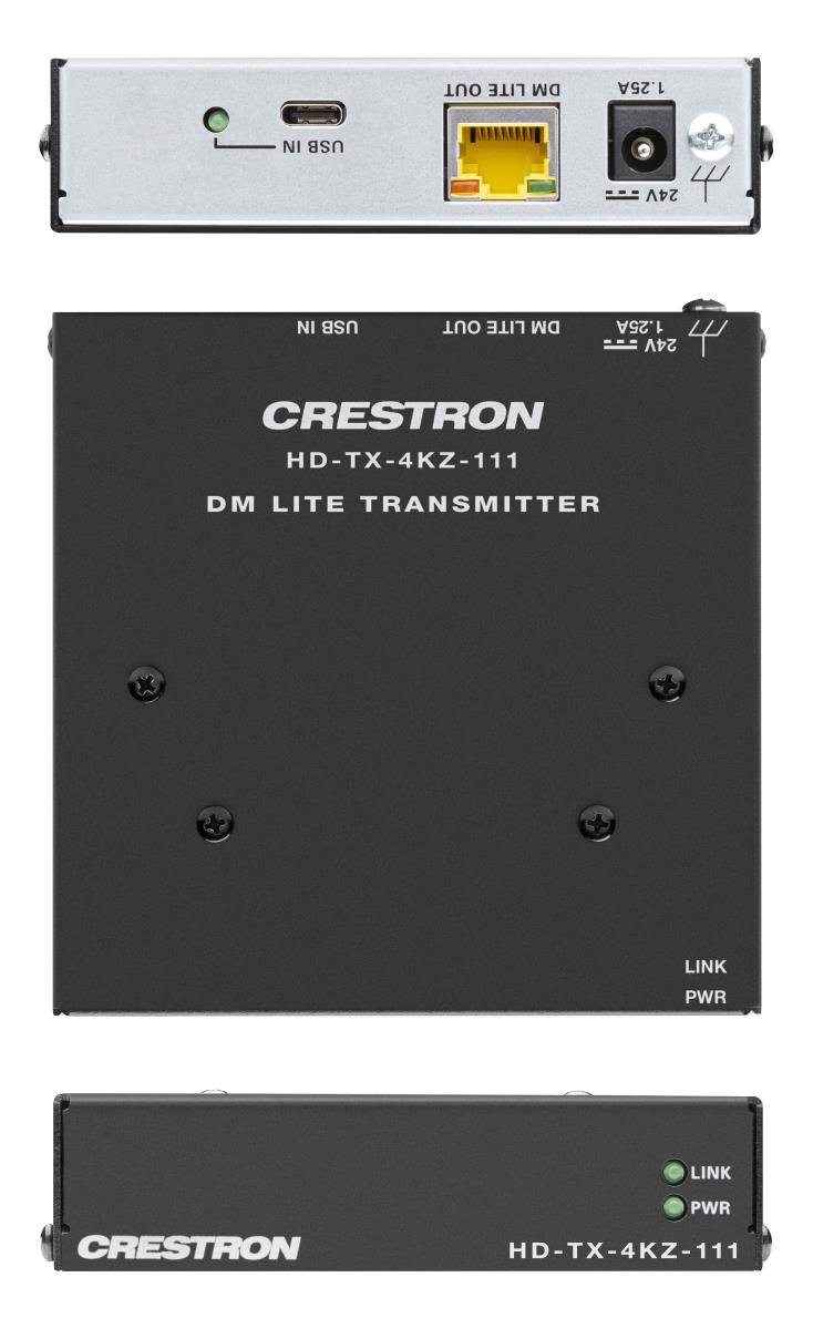 CRESTRON DM Lite 4K Transmitter - USB-C DisplayPort - Signal Extension over CATX Cable