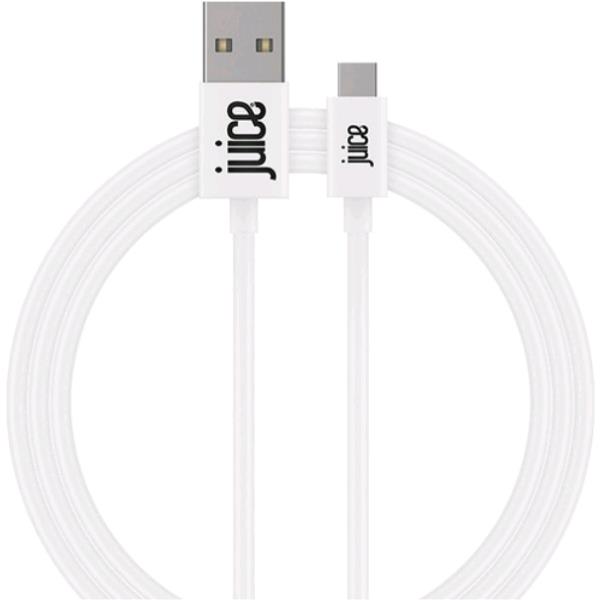 JUICE Rounded Cable - USB-a To USB-c - 2m - White