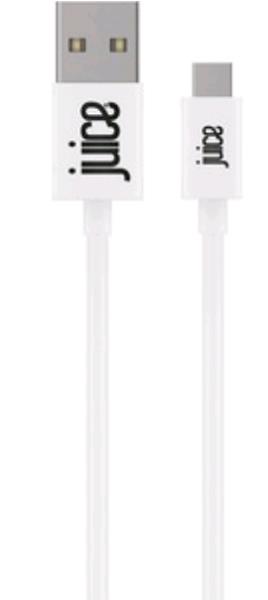JUICE Rounded Cable - USB-a To USB-c - 2m - White