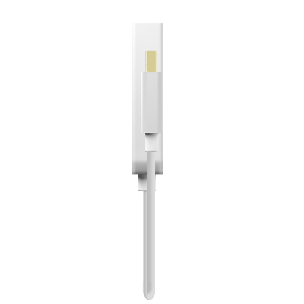 ALOGIC Premium Mini DisplayPort to HDMI Adapter - Male to Female - WHITE - 15cm