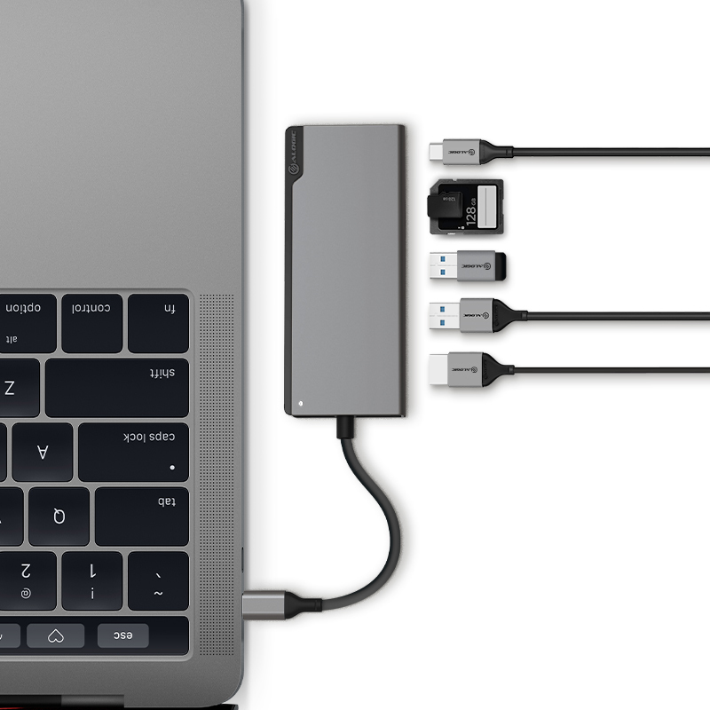 ALOGIC ULTRA USB-c Dock Uni - 2 X USB-a (USB 3.0); 1 X USB-c (data/pd 100w)