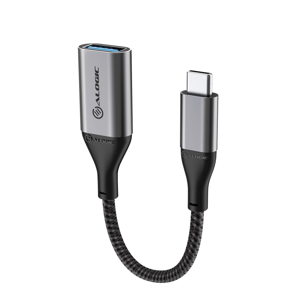ALOGIC Super ULTRA USB-C To USB-A Adapter 15cm - Space Grey