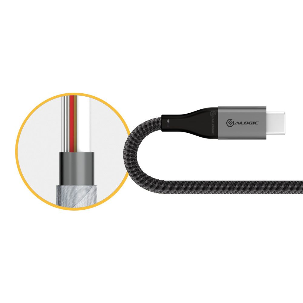 ALOGIC ULCA21.5-SGR USB cable 1.5 m 2.0 USB A USB C Grey