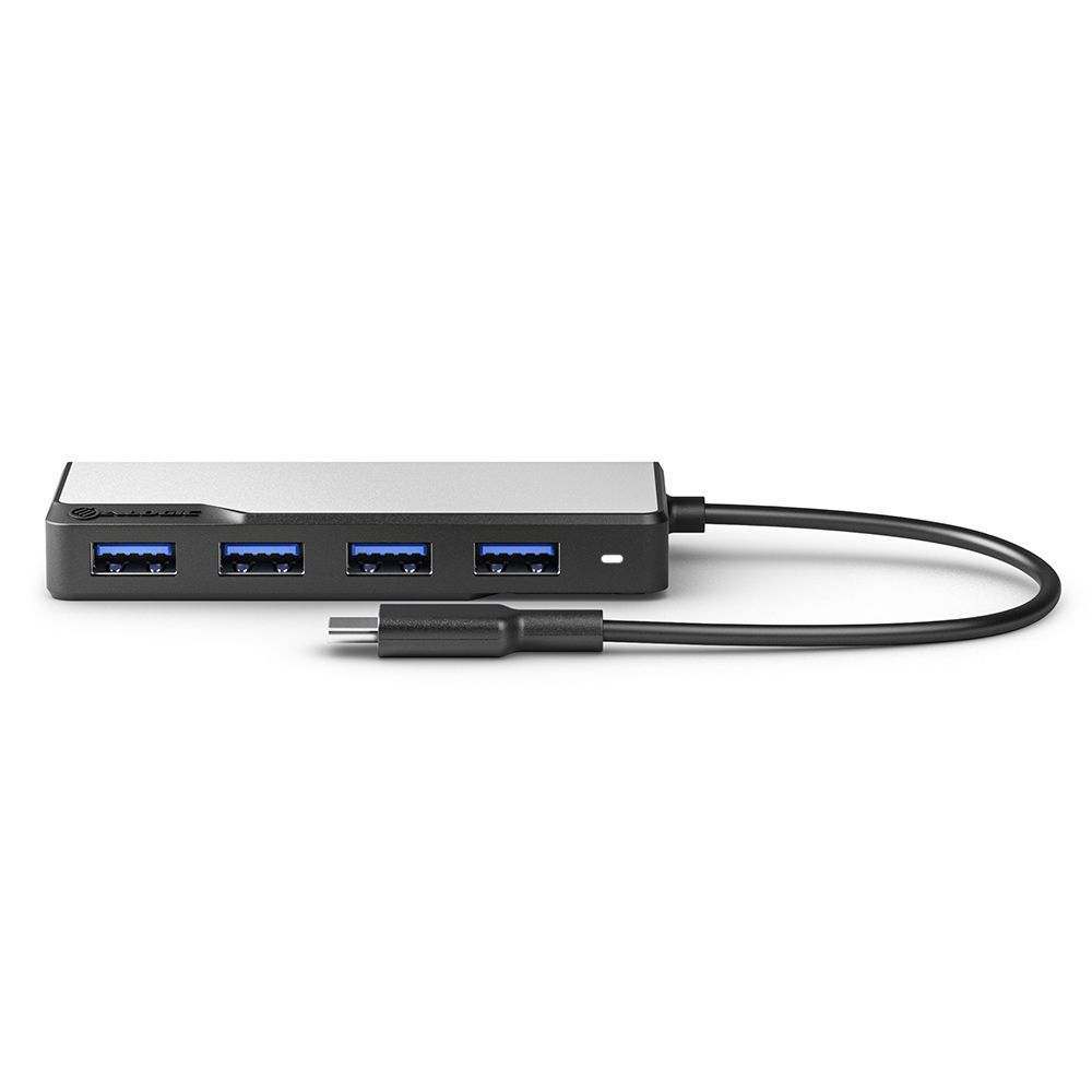 ALOGIC Interface Hub UCFUUA-SGR USB 3.2 Gen 1 (3.1 Gen 1) Type-C 5000 Mbit/s Black,Silver