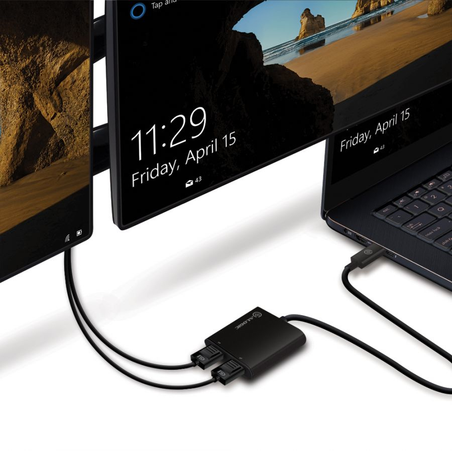 ALOGIC USB-C TO Dual DisplayPort 2.0 Adapter