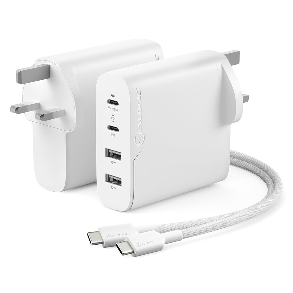 ALOGIC 4x100 Rapid Power 4 Port 100w GaN Charger