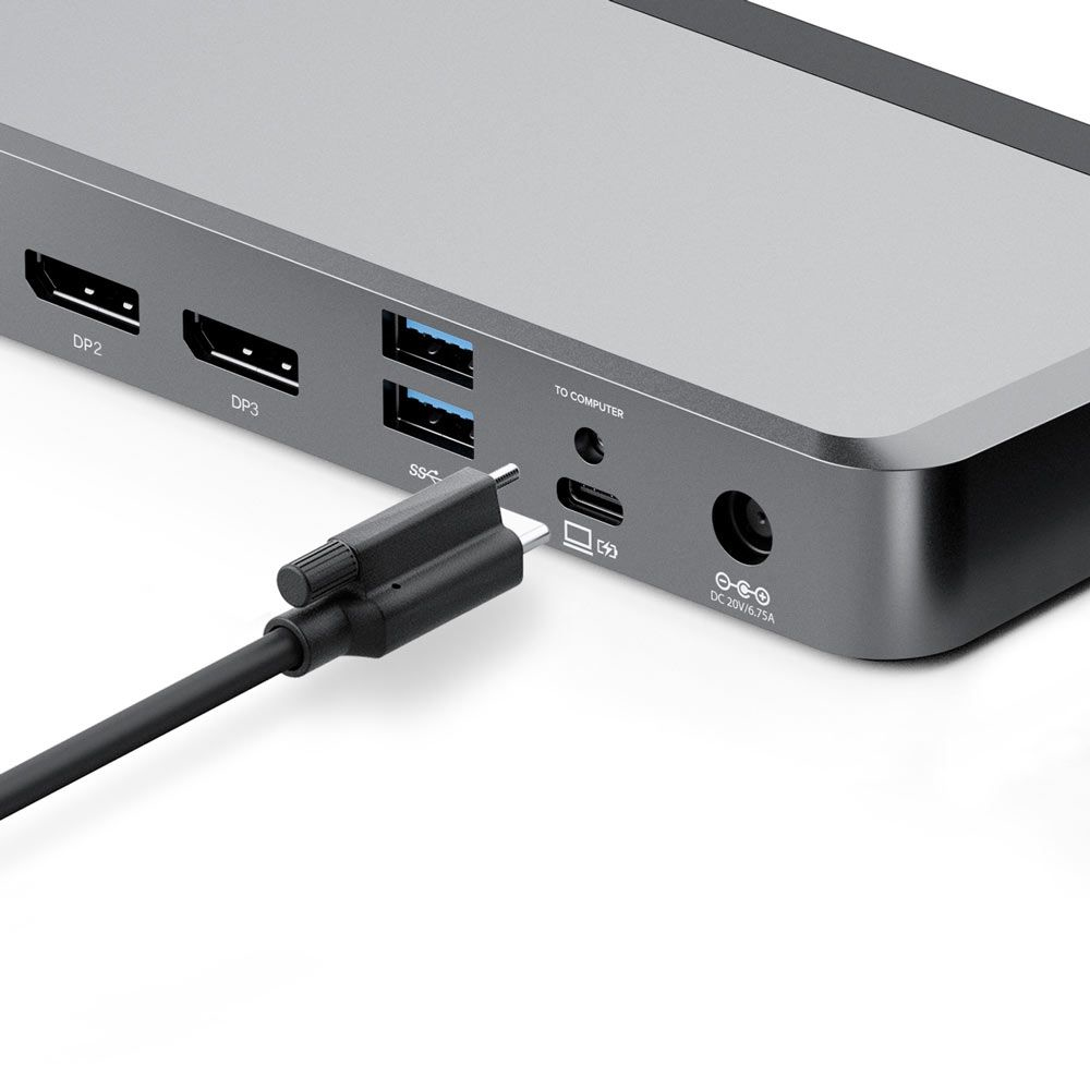 ALOGIC Universal Triple 4K Dock 100W Power