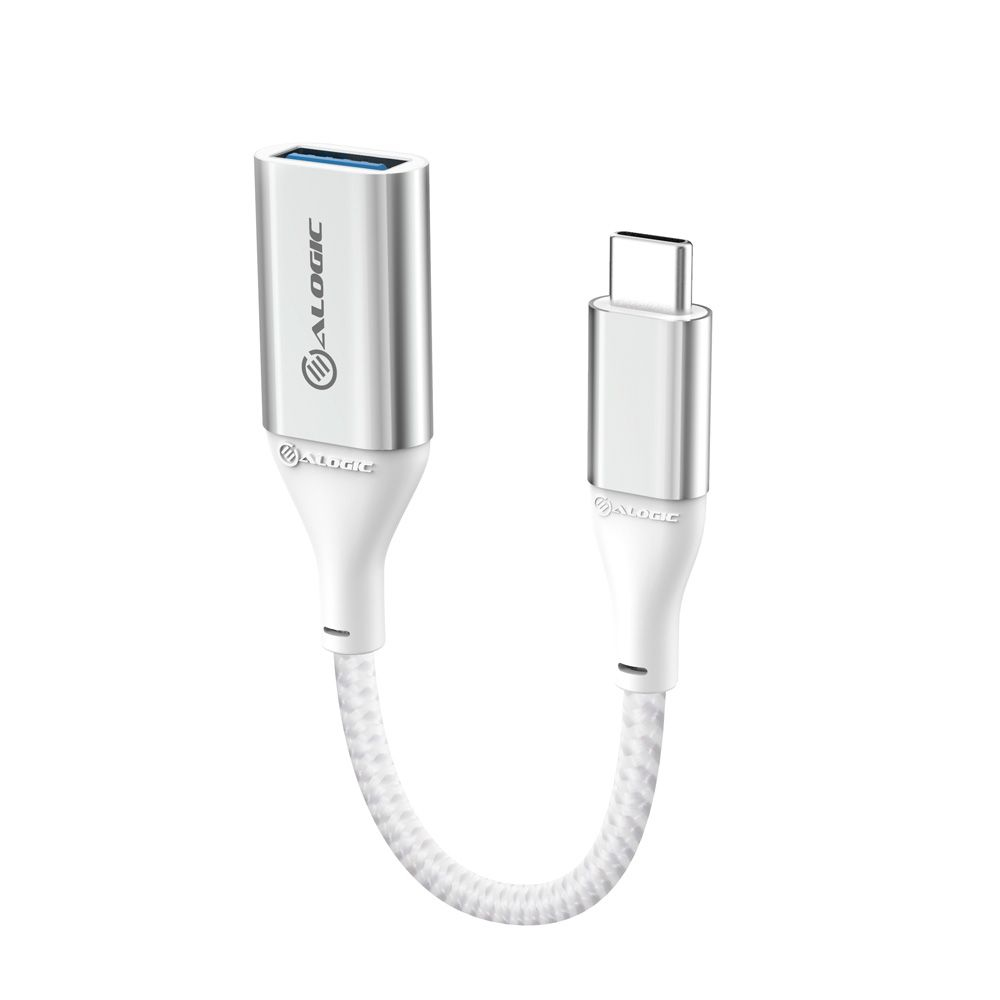 ALOGIC Super ULTRA USB 3.1 USB-C to USB-A Adapter - 15cm - Silver