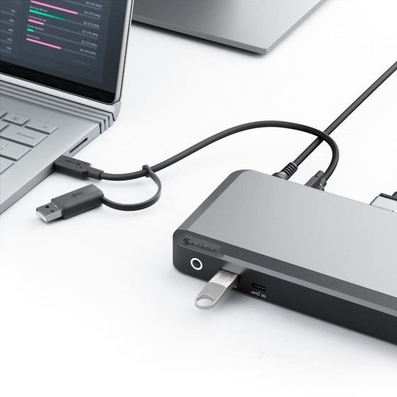 ALOGIC Universal Dual4K Docking Station With 100w PD PRIME DX2