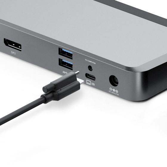 ALOGIC Universal Dual4K Docking Station With 100w PD PRIME DX2