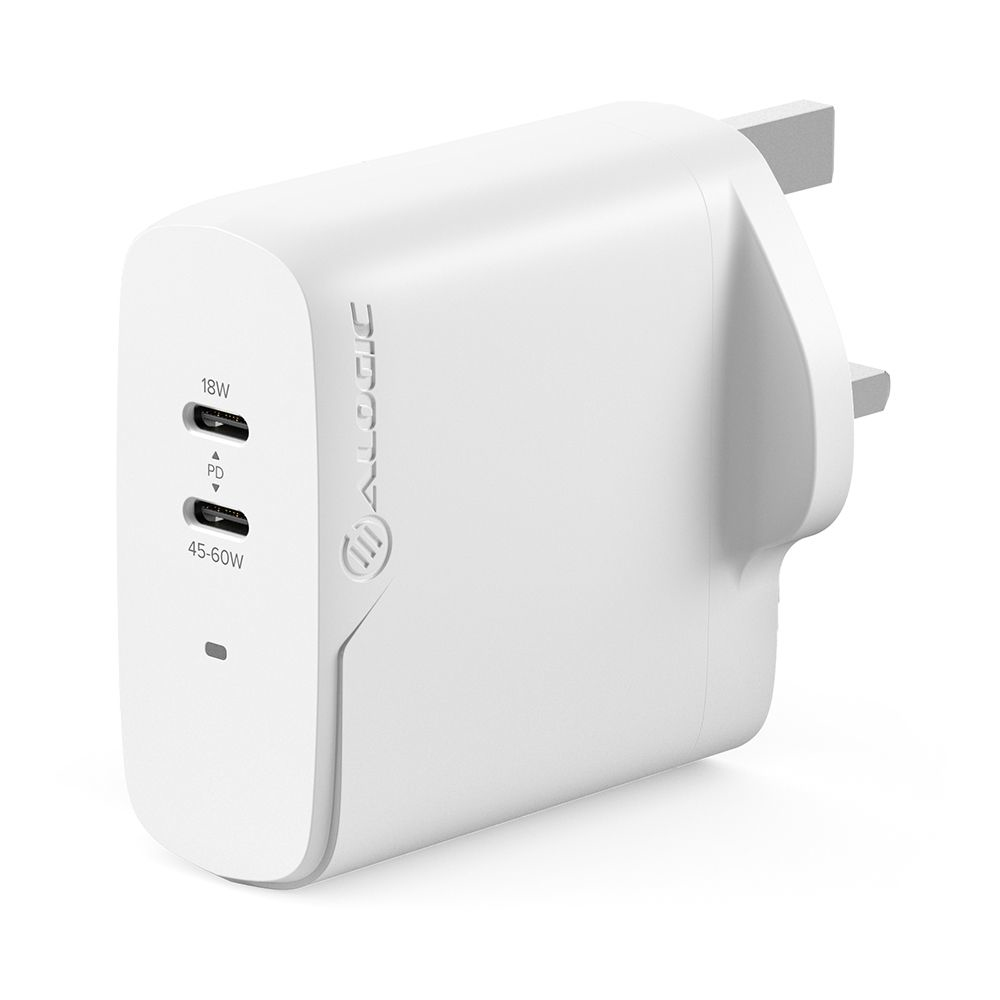 ALOGIC Rapid Power 2 Port 63W GAN Charger USB-C (45W)