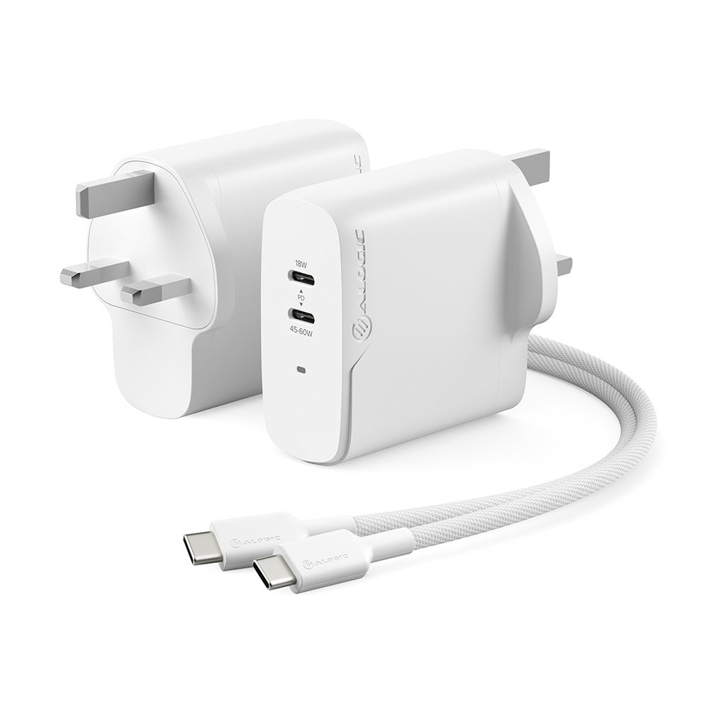 ALOGIC Rapid Power 2 Port 63W GAN Charger USB-C (45W)