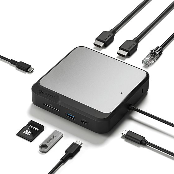 ALOGIC DUCH2 Notebook Dock/Port Replicator Wired USB 3.2 Gen 2 (3.1 Gen 2) Type-C Black, Grey