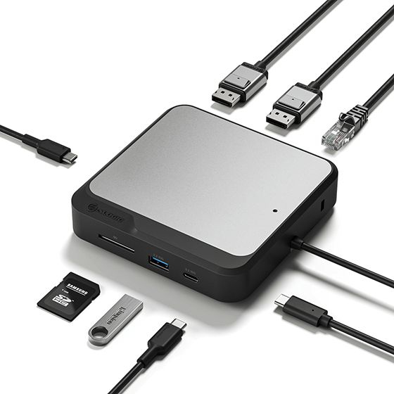 ALOGIC DUCD2 Notebook Dock/Port Replicator Wired USB 3.2 Gen 2 (3.1 Gen 2) Type-C Grey, Black