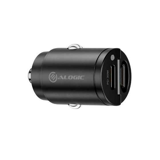 ALOGIC Rapid Power 30w Car Charger 2X USB-C Ports