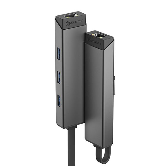 ALOGIC USB-A TO 3X USB-A + RJ45 Adapter