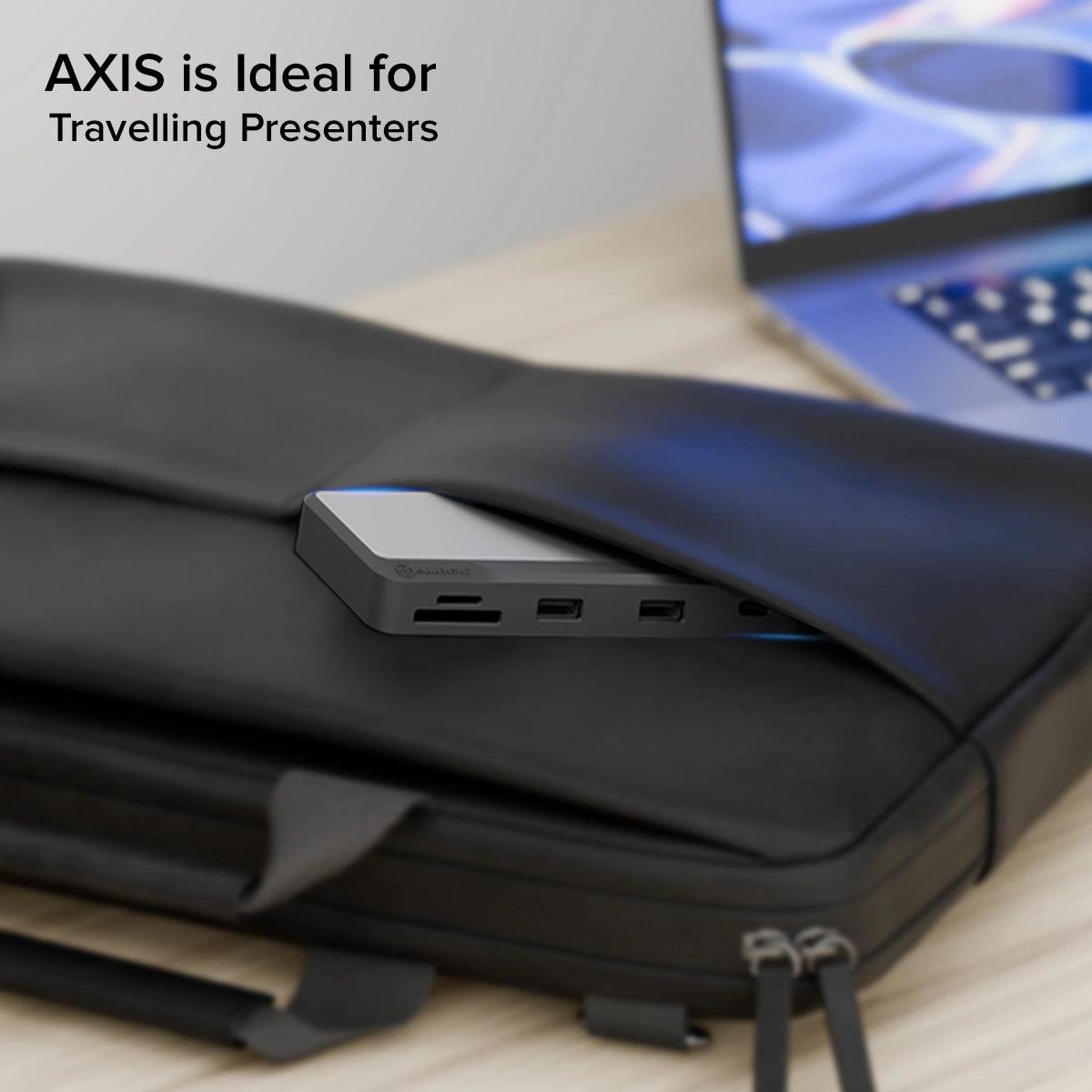 ALOGIC Fusion Pro Axis USB-c 8-in-1 Dual Display Dock