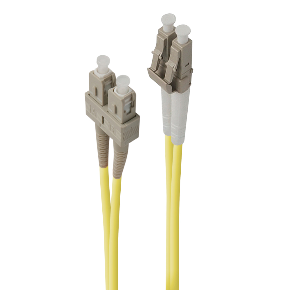 ALOGIC 1.5m Lc-sc Single Mode Duplex Lszh Fibre Cable 09/125