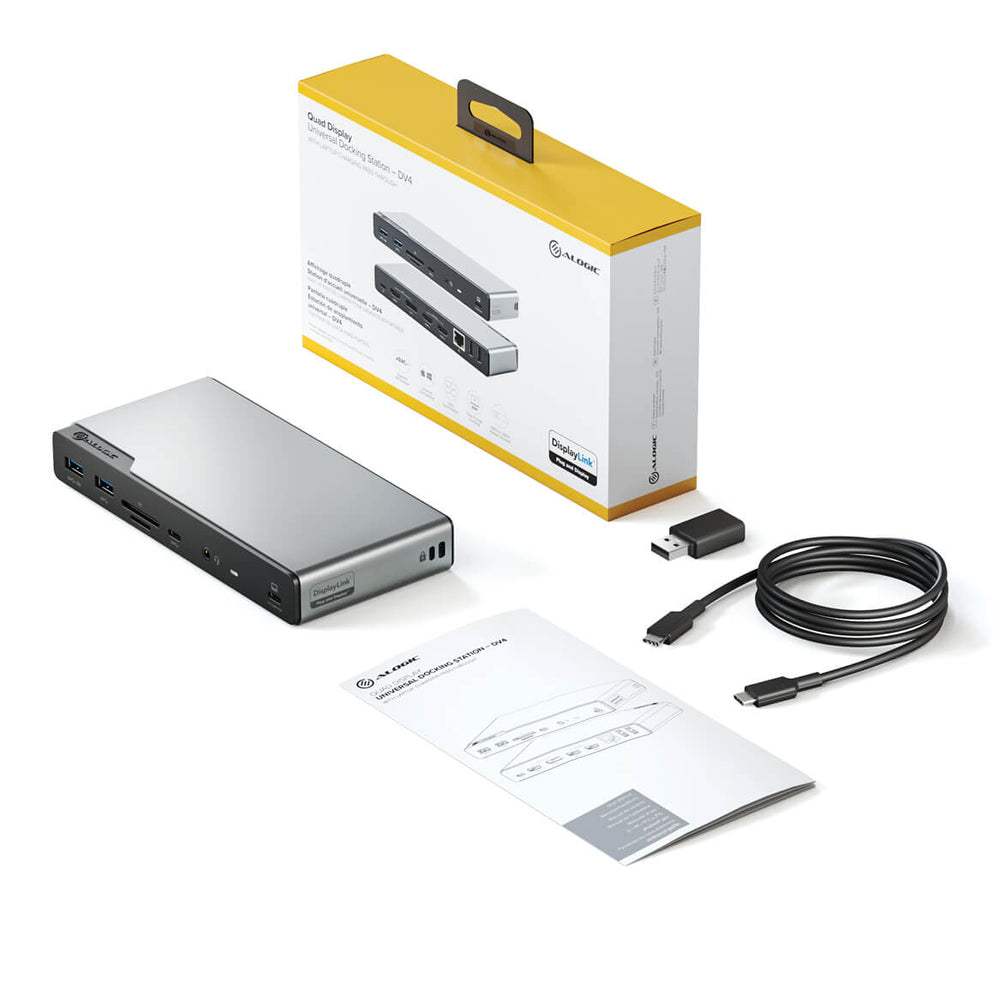 ALOGIC Quad Display Universal Docking Station
