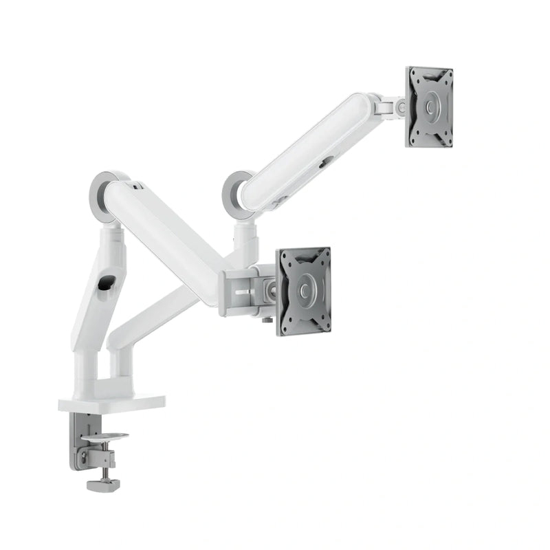 ALOGIC Monitor Mount - Desk - 1 Monitor - Tilt/Swivel/Rotate - 17 to 35in - White