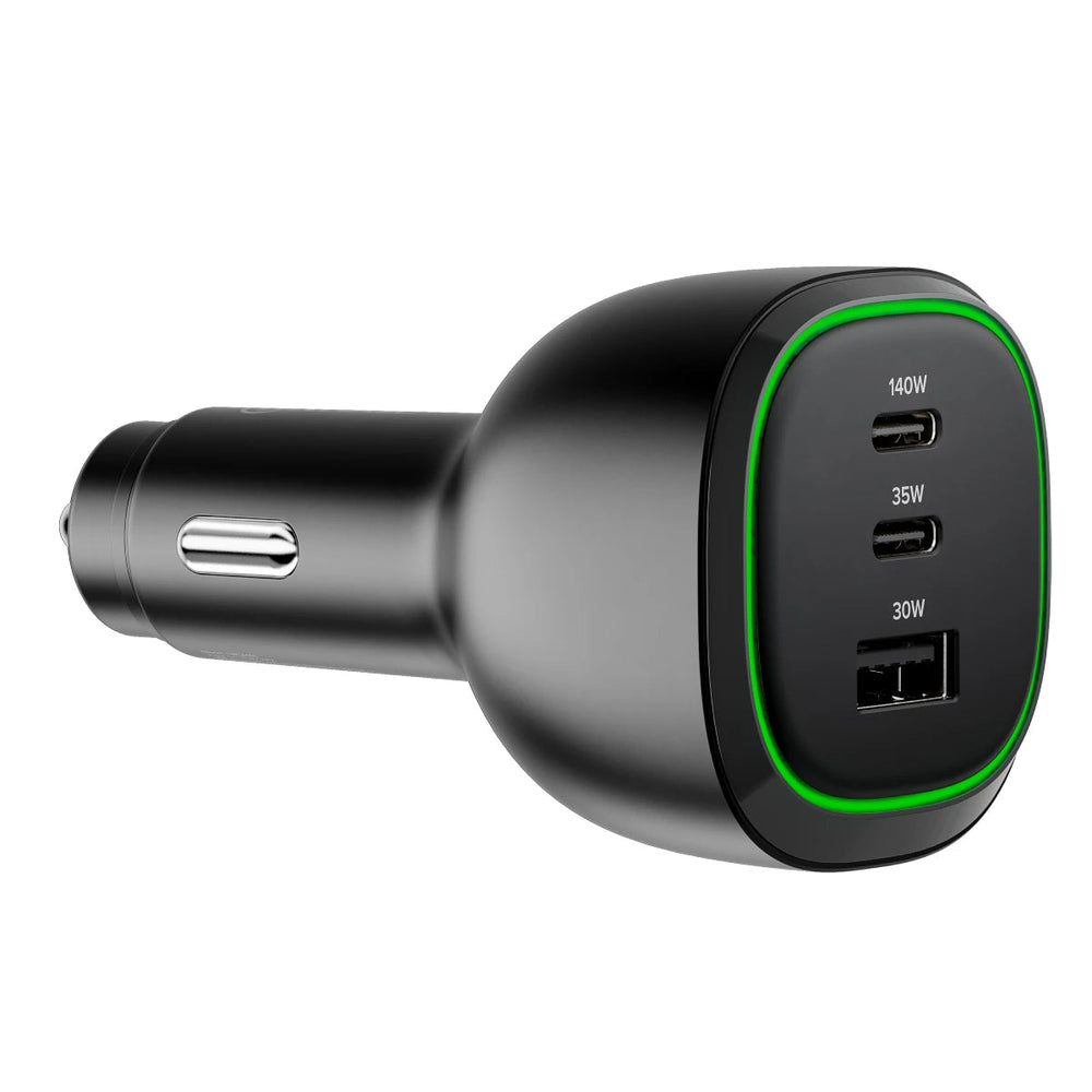 ALOGIC Rapid Power 165w Car Charger 2 X USB-c 1 X USB-a Port