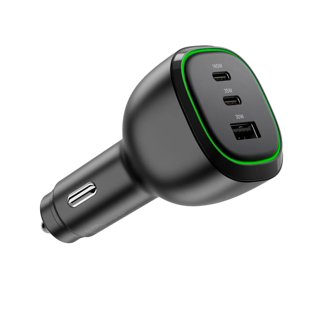 ALOGIC Rapid Power 165w Car Charger 2 X USB-c 1 X USB-a Port