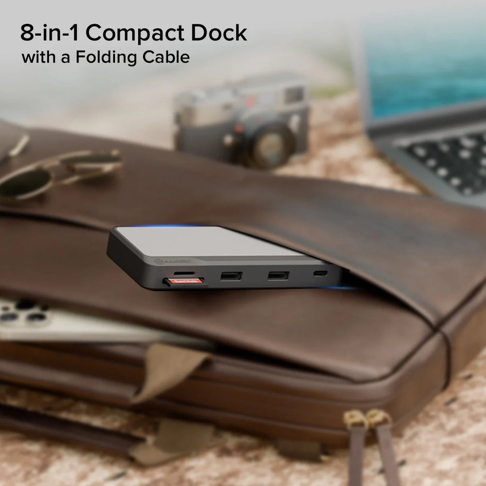 ALOGIC Fusion Pro TOUR USB-C 8-in-1 Compact Dock