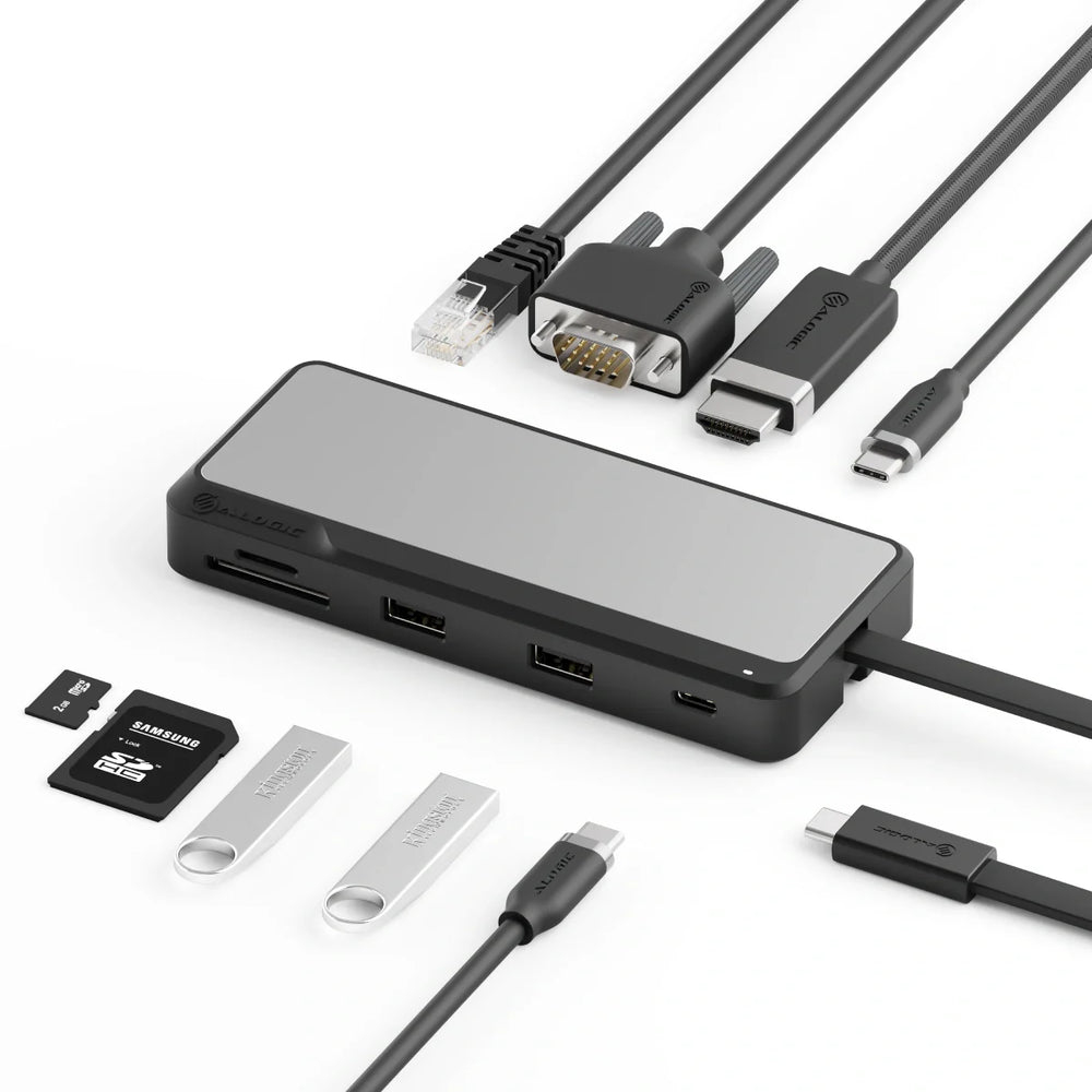 ALOGIC Fusion Pro TOUR USB-C 8-in-1 Compact Dock