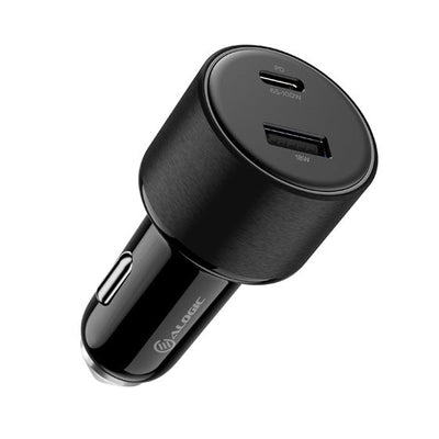 ALOGIC 100W Car Charger USB-C USB-A Ports Fast Charging 1m Cable