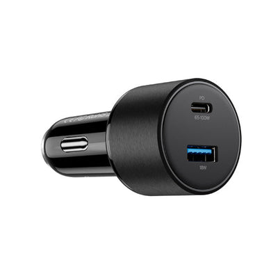 ALOGIC 100W Car Charger USB-C USB-A Ports Fast Charging 1m Cable