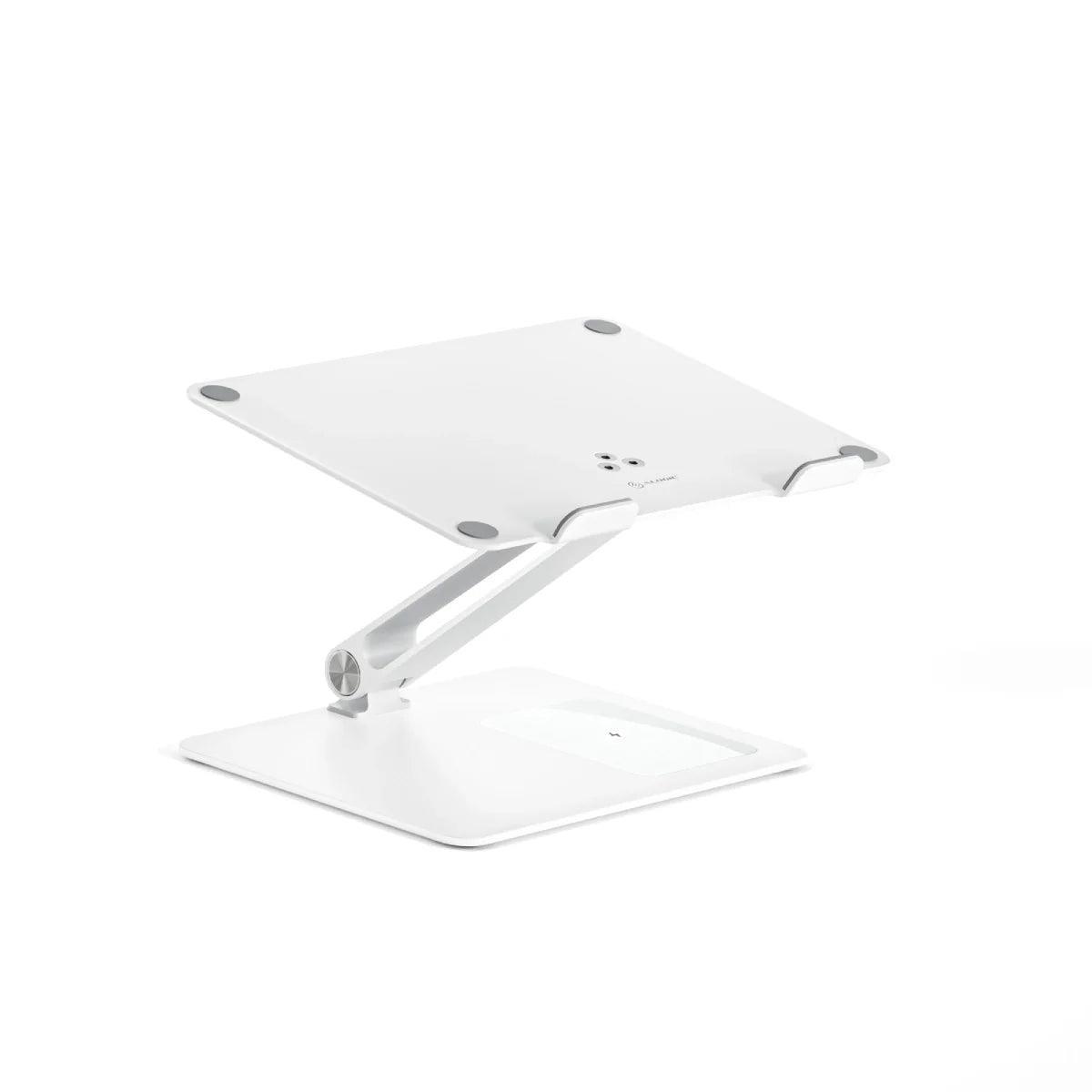 ALOGIC Elite Power Laptop Stand With Wireless Charger - White
