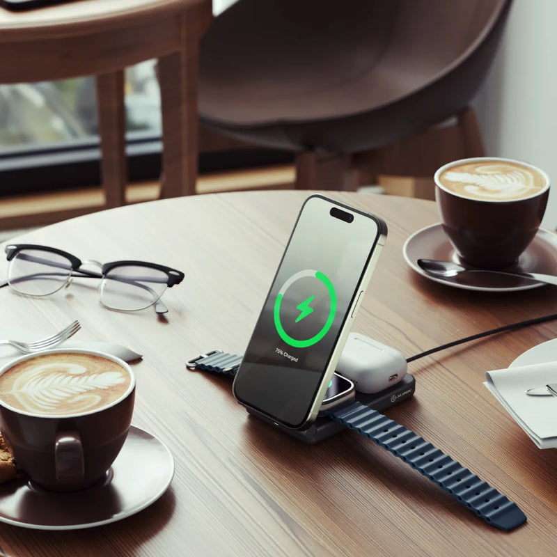 ALOGIC YOGA 3-in-1 Wireless Charging Stand - Black