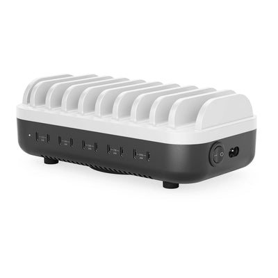 ALOGIC Powerfin 10 Port 100w USB-C Desktop Charging Station