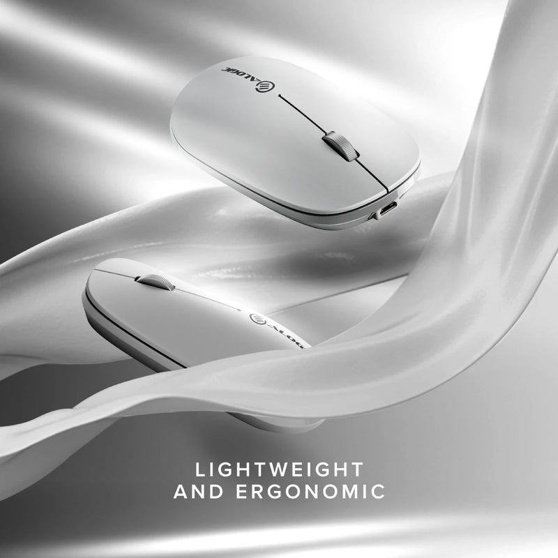 ALOGIC Echelon Bluetooth Wireless Mouse White