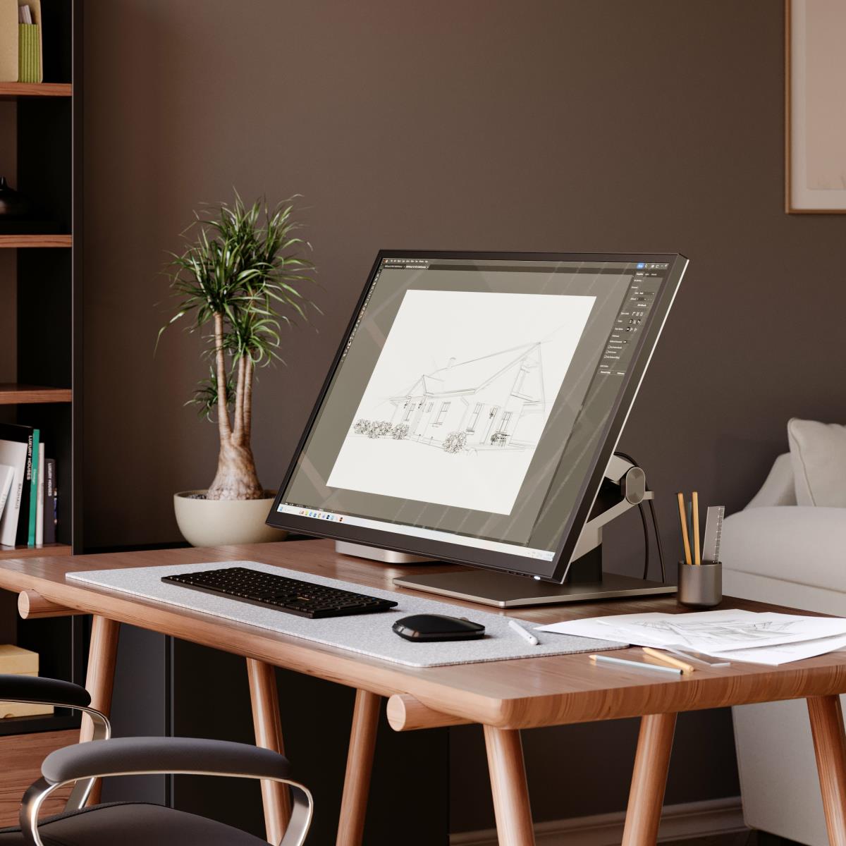 ALOGIC Desktop Monitor - Clarity Max Touch - 32in TouchScreen - 3840x2160 (4K UHD) with USB-C Power Delivery and Webcam