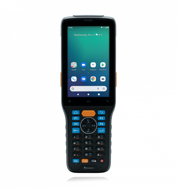 NEWLAND Mobile Computer Barcode Scanner - N7 Cachalot Pro Il - 4in - 4GB Ram - 64GB Flash - 29 Keys - 2d Cmos