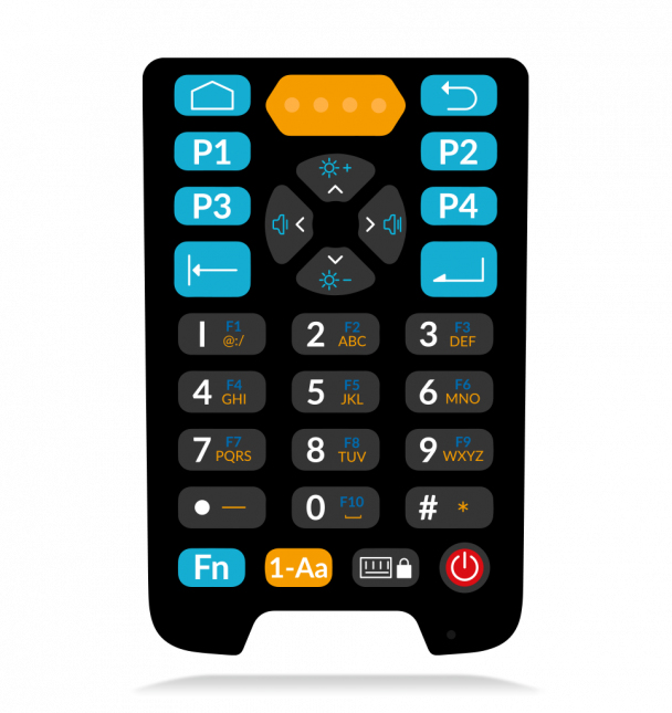 NEWLAND Mobile Computer Barcode Scanner - N7 Cachalot Pro Il - 4in - 4GB Ram - 64GB Flash - 29 Keys - 2d Cmos