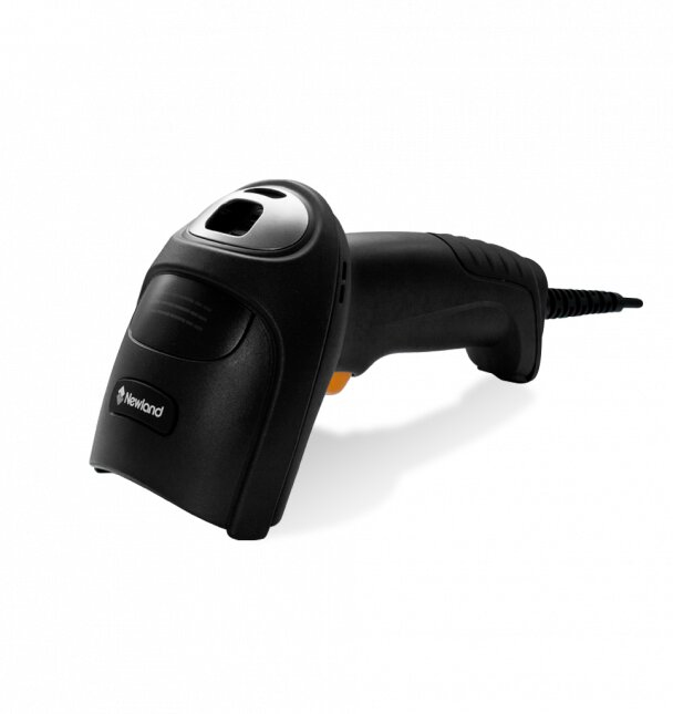 NEWLAND Handheld Scanner - Hr52 Bonito 2d Cmos Hh Reader Mpix Retail Version Dot-code Enabled - Black - Coiled USB Cable 3m (NLS-HR5280RT-S5)