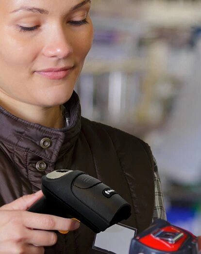 NEWLAND Handheld Scanner - Hr52 Bonito 2d Cmos Hh Reader Mpix Retail Version Dot-code Enabled - Black - Coiled USB Cable 3m (NLS-HR5280RT-S5)