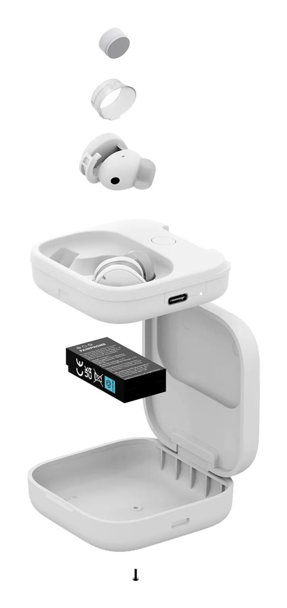 FAIRPHONE Fairbuds True Wireless Earbuds White V2