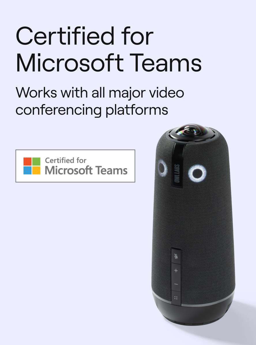 OWL LABS Meeting Owl 4 Plus 360-degree 1080p Hd Smart Camera