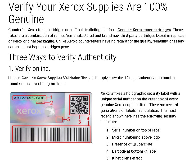 XEROX Toner Cartridge - Metered - Black